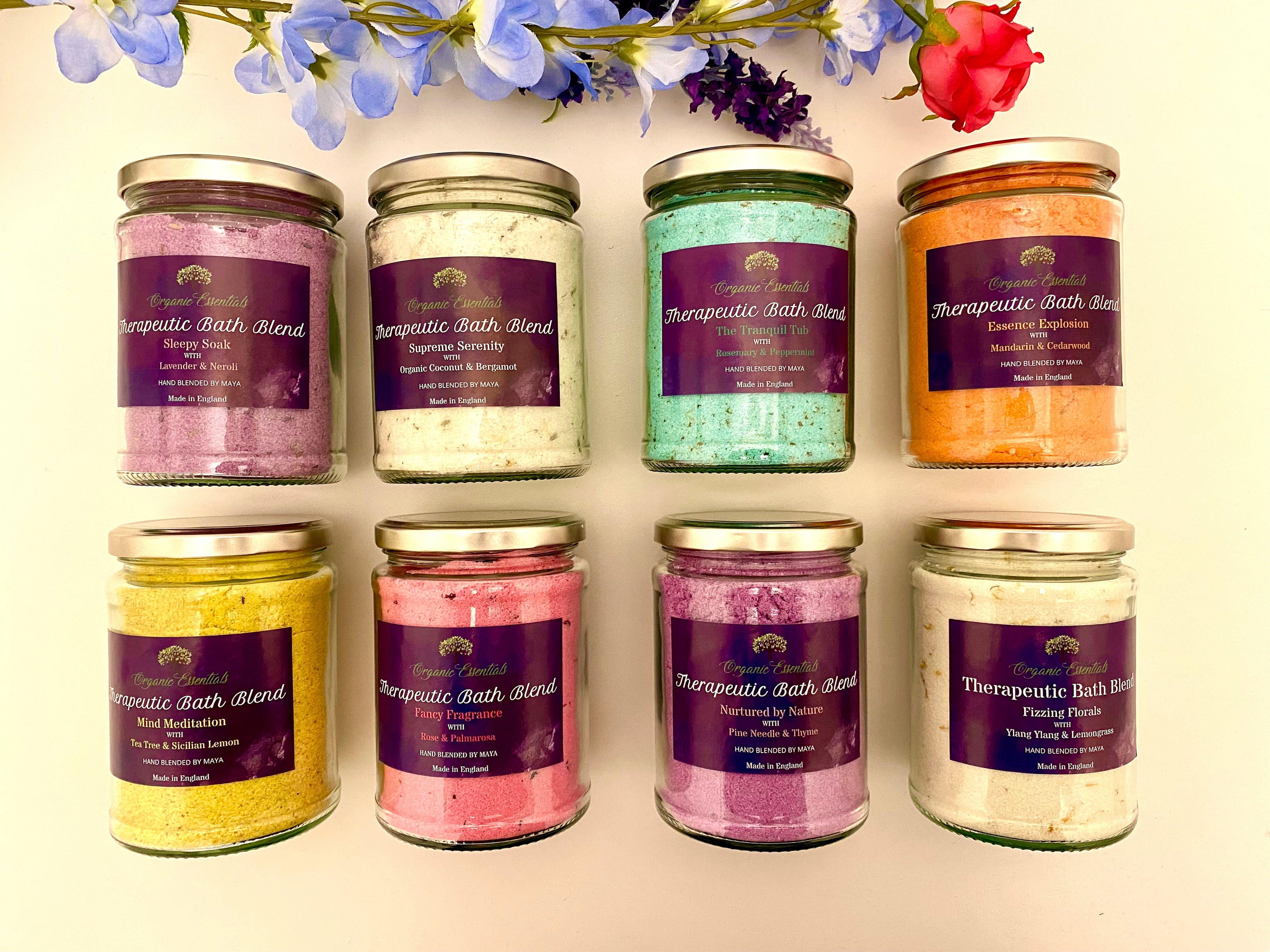 Luxury Bath Blend with Organic Coconut & Lavender Essential Oils