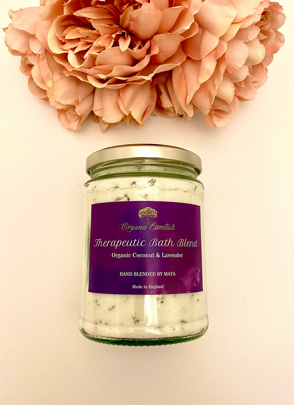 Luxury Bath Blend with Organic Coconut & Lavender Essential Oils